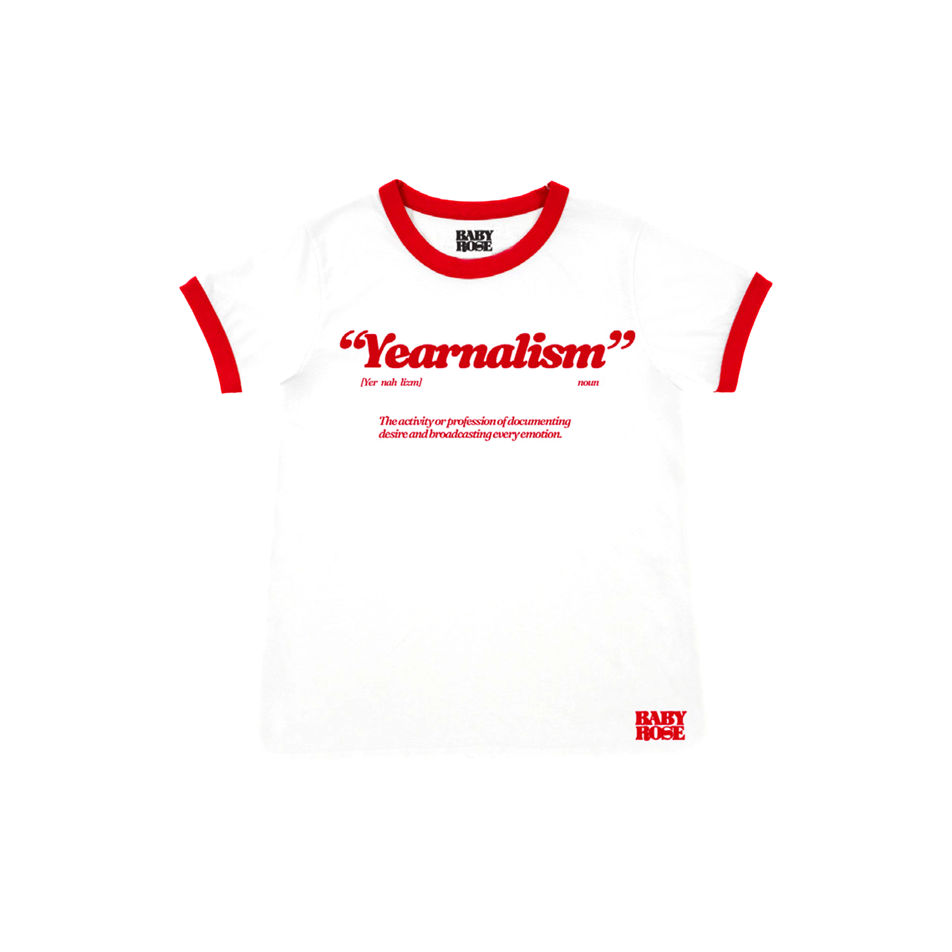 Yearnalism Ringer Tee